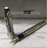 Perfect Replica Best Montblanc J F K Special Edition Stainless Steel Fountain Pen
